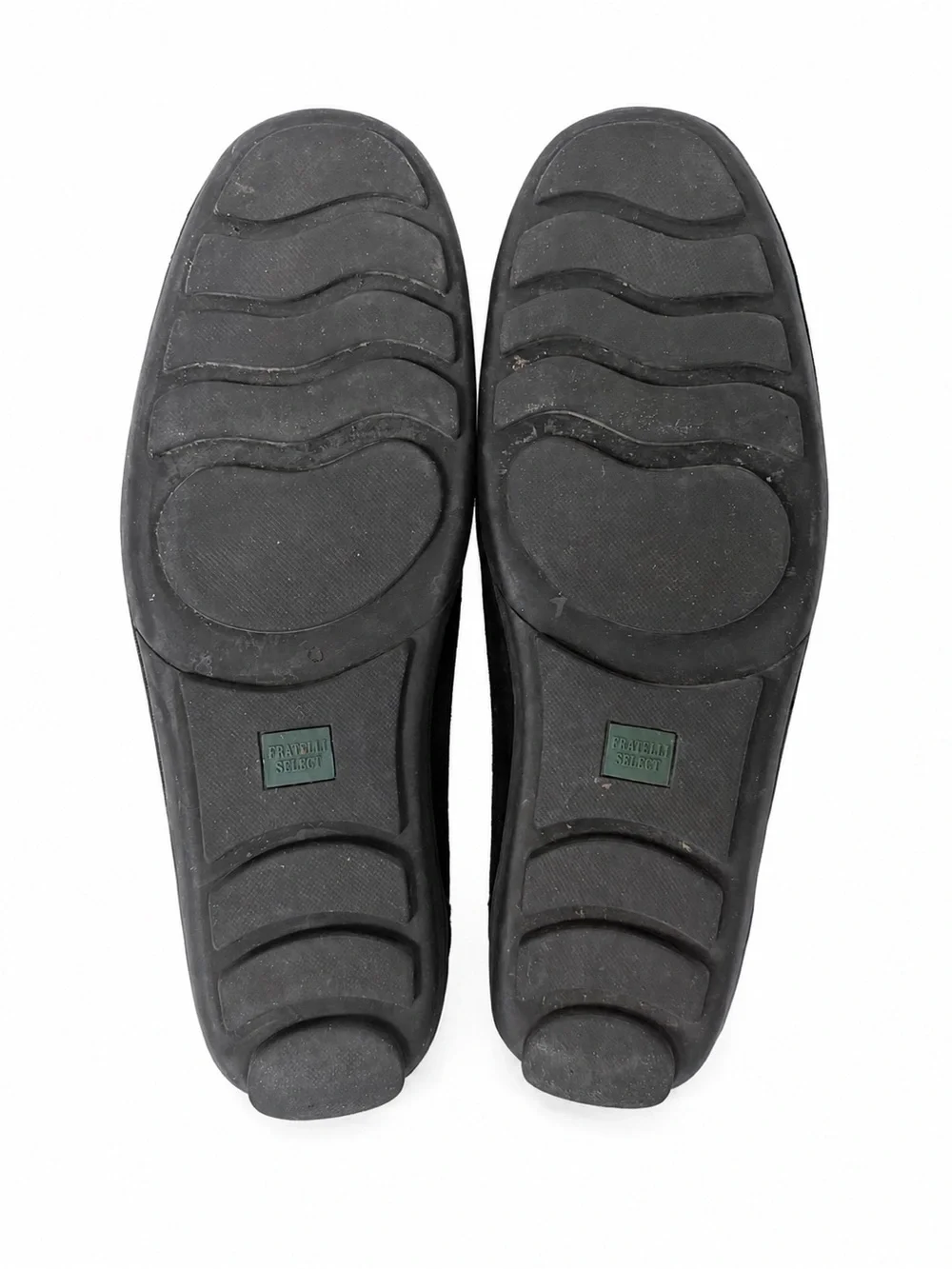 Sunday Black Suede Slip-On Loafers with Silver Hardware